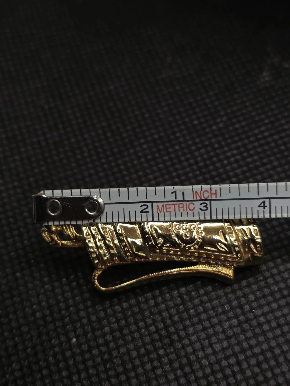 Vintage Paquette Gold-tone Golf Bag Brooch Lapel Pin